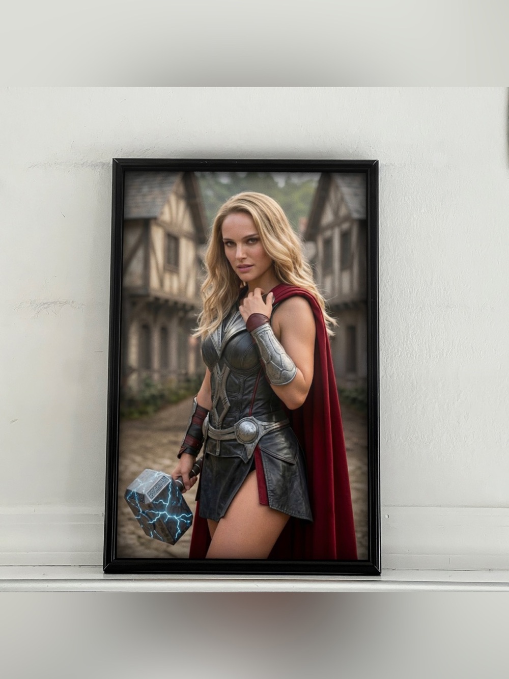 Thor love And Thunder Natalie Portman pinup girl Poster